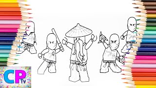 Lego Ninjago Coloring Pages,Red,Blue,How to Color All Lego Ninjago Coloring Pages Tv,Ninjago Drawing