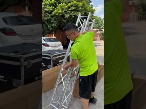 🔧 Build Your Stage with 1 3M Splicing Stage Truss Easy Setup & Heavy Duty
