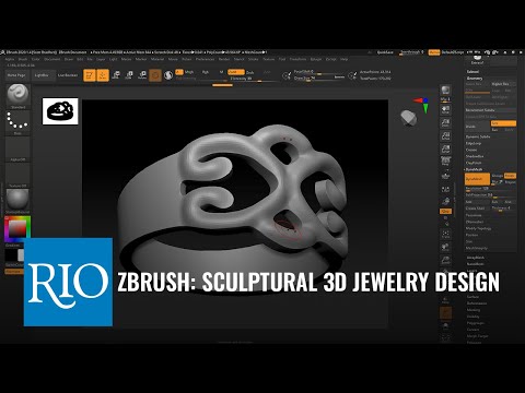 ZBrush: Sculptural 3D Jewelry Design