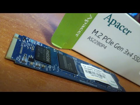 Твердотельный накопитель nvme  M.2 240Gb, Apacer AS2280P4, PCI-E 4x, 3D TLC, 1600/1000 MB/s