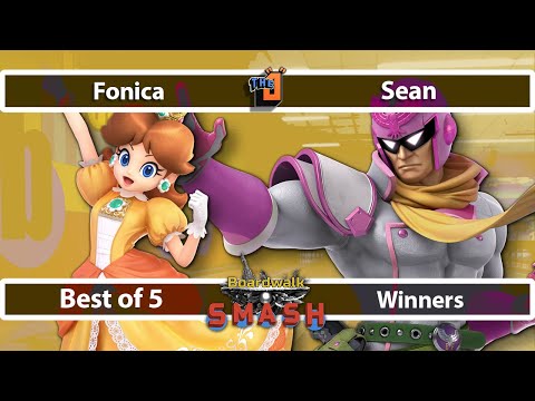 The Boardwalk Monthly - Fonica (Daisy) vs Sean (Captain Falcon) - Winners R2 - Smash Ultimate