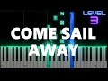 Come Sail Away - Styx - INTERMEDIATE Piano Tutorial