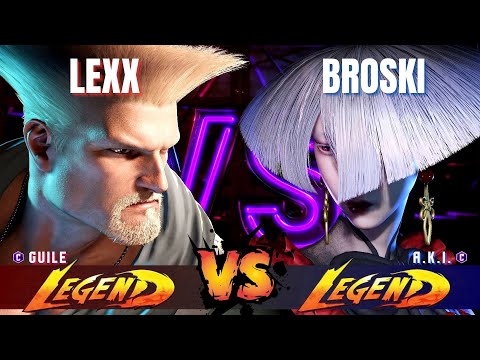 SF6 - LEXX (Guile) VS BROSKI (AKI) - Ranked Matches