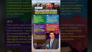 Demi Perdamaian Tercapai! PBB akan Beri Suara Akhiri Pendudukan Ilegal Israel di Gaza dan Tepi Barat