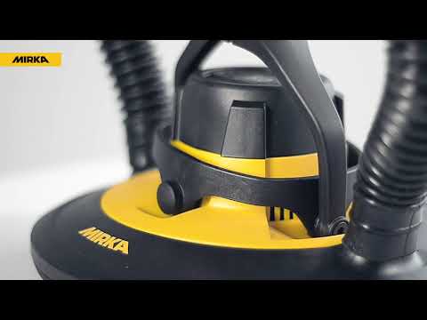 Miniatura del vídeo: Mirka LEROS 950CV (lijadora de paredes y techos)