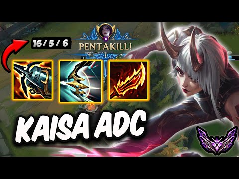 Kaisa vs Draven ADC ( PentaKill ) Korea Master 463 LP | Patch 25.19