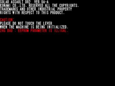 Solar Assault (Konami 1997)  Attract Mode 60fps