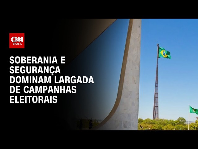 Eleições 2026: Soberania e segurança dominam largada de campanhas | CNN PRIME TIME