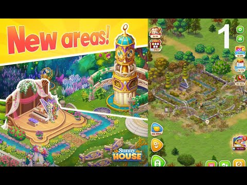 Merge Manor Sunny House : Piano Garden 🎹🎹 Level 57 Part 564