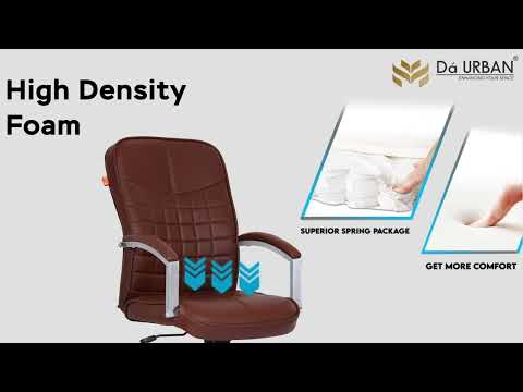 Da Urban SWINTON LEATHERETTE HIGH BACK REVOLVING CHAIR