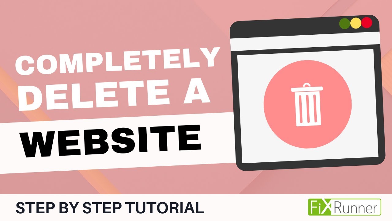 How To Completely Delete A WordPress Website