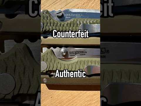 3 ways to see if you've been scammed when purchasing a Cold Steel AD15!!