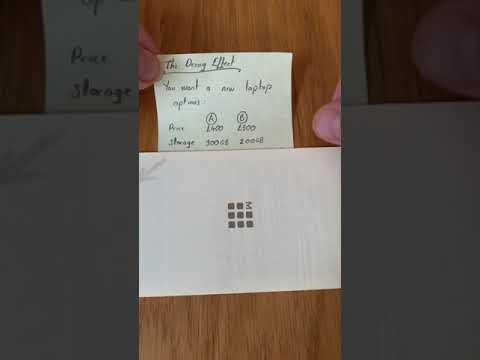 Behavioural economics on a post-it #10: The decoy effect