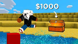 $1000 Treasure Hunt in Minecraft!