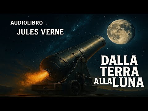 Audiolibro Dalla Terra alla Luna – Jules Verne | Fantascienza Classica in Italiano (Integrale)