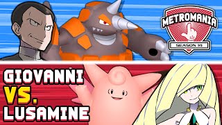 Can GIOVANNI defeat LUSAMINE with only Metronome? 👆 MetroMania S14 Heat 8