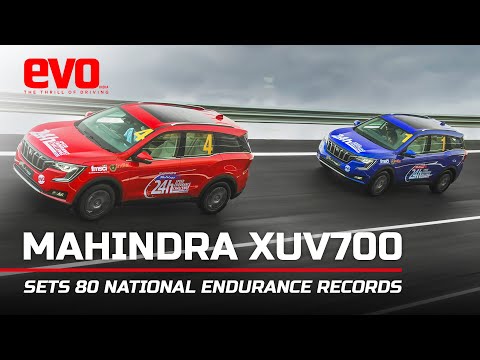 2021 Mahindra XUV700 - Racing 4000 km in 24 hours and More | New Indian Record Created | evo India