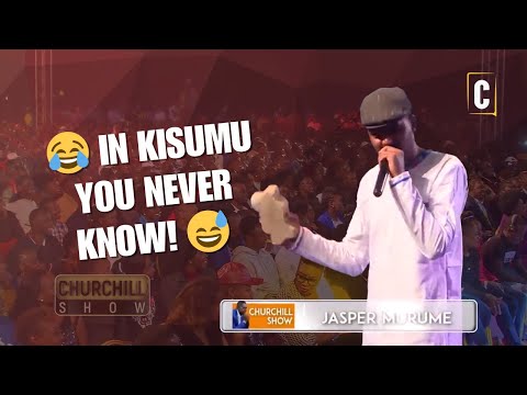 😂 In Kisumu You Never Know! 😅 Jasper Murume Asema Kua Rada!  Churchill Show Comedy 2025