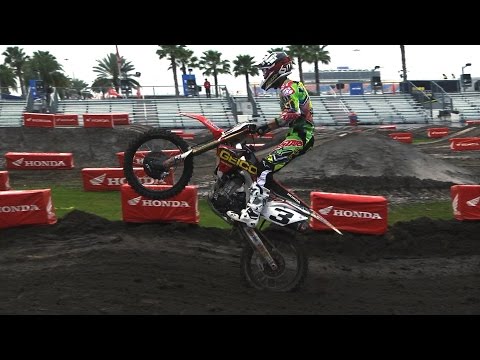 Eli Tomac Wheel Taps The Whoops At Daytona (MXPTV)