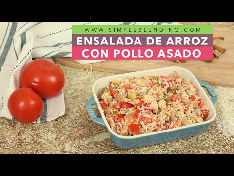 TE SORPRENDERÁ ESTE ARROZ CON POLLO VERSIÓN ENSALADA | Ensalada de arroz en 5 minutos