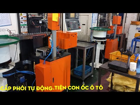 Tiện CNC, sản xuất ốc vít linh kiện phụ tùng ô tô ,cấp phôi tự động