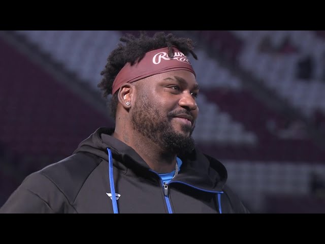 ファイターズ・レイエス選手ヒーローインタビュー 4月9日 東北楽天ゴールデンイーグルス 対 北海道日本ハムファイターズ