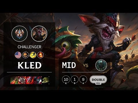 Kled Mid vs Pyke - NA Challenger Patch 10.7