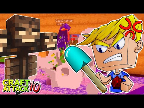 Spark must leave CA-Orga! Wither in Hugo's Base! - Minecraft Craft Attack 10 #25