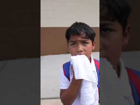 Son tells mom somebody knocked his tooth out in school #shorts