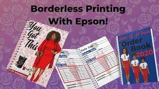 Borderless Printing: How to print with no border AND laminate chipboard!