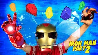 Infinity Stones! Avengers Infinity War Movie Gear Test: Iron Man Pt. 2!