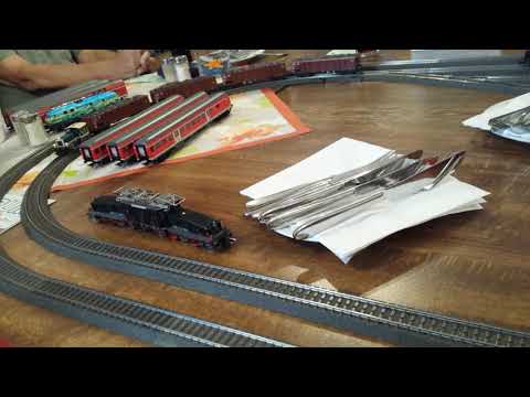 Märklin Insider Stammtisch Blaue Köf 3 mit hochbord wagen #034