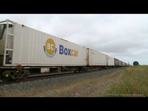 6MP4 TOLL / Pacific National Intermodal Container Train (26/11/2021) - PoathTV Australian Railways