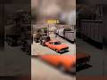 Semi Truck Tries To Push A Car Into A Moving Train Duel