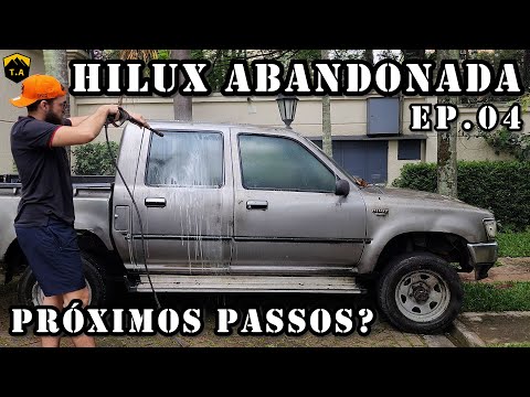 Thumbnail for Primeira Lavada - Resgate da Toyota Hilux 1996 Queimada e Abandonada na Rua - Ep.04