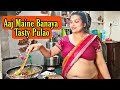 Aaj Maine Banaya Veg Pulao Food Vlog In Saree