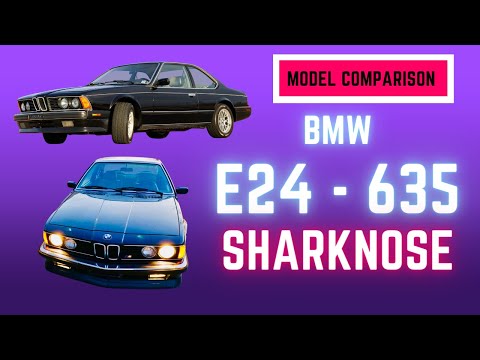 Thumbnail for BMW E24 635 Model Comparison - Shark Nose BMW's by BMW E24, BMW, Car