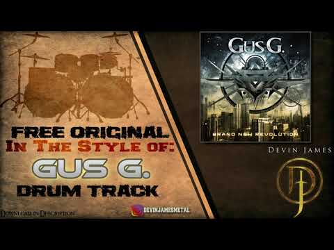 Gus G Styled Free Original Drum Track - 144 BPM (FREE WAV DOWNLOAD)
