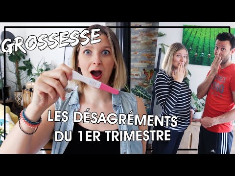 Grossesse 🤰: les désagréments du premier trimestre SANS tabou 😱 (fatigue 😴, nausées 🤢, douleurs...)