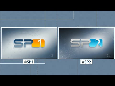 Vinhetas do #SP1 e #SP2 em simultâneo - Globo SP (2019/20)