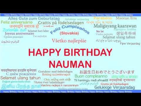 Nauman   Languages Idiomas - Happy Birthday
