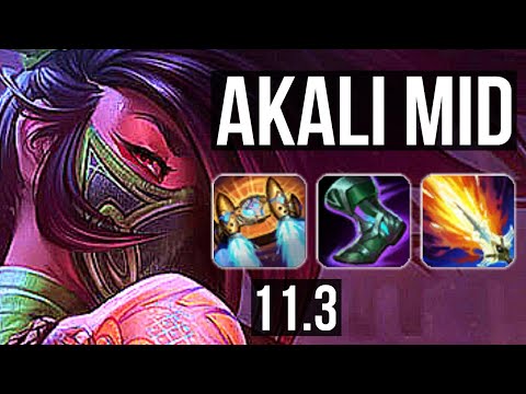 AKALI vs NEEKO (MID) (DEFEAT) | 68% winrate, Dominating | EUW Master | v11.3