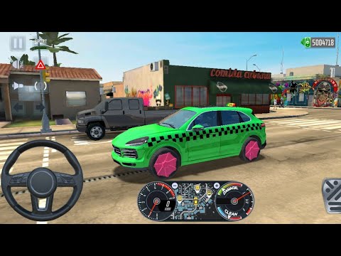 Taxi SIM 2022 | SUV Porsche Cayenne Turbo Driving Miami City Driving Car Android Gameplay