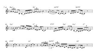 Arturo Sandoval&#39;s solo on &#39;Here&#39;s That Rainy Day&#39; (Transcription)