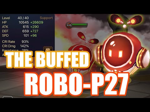 【Summoners War | Curry's RTA】THE BUFFED ROBO-P27, he is anti additional turn monster!!