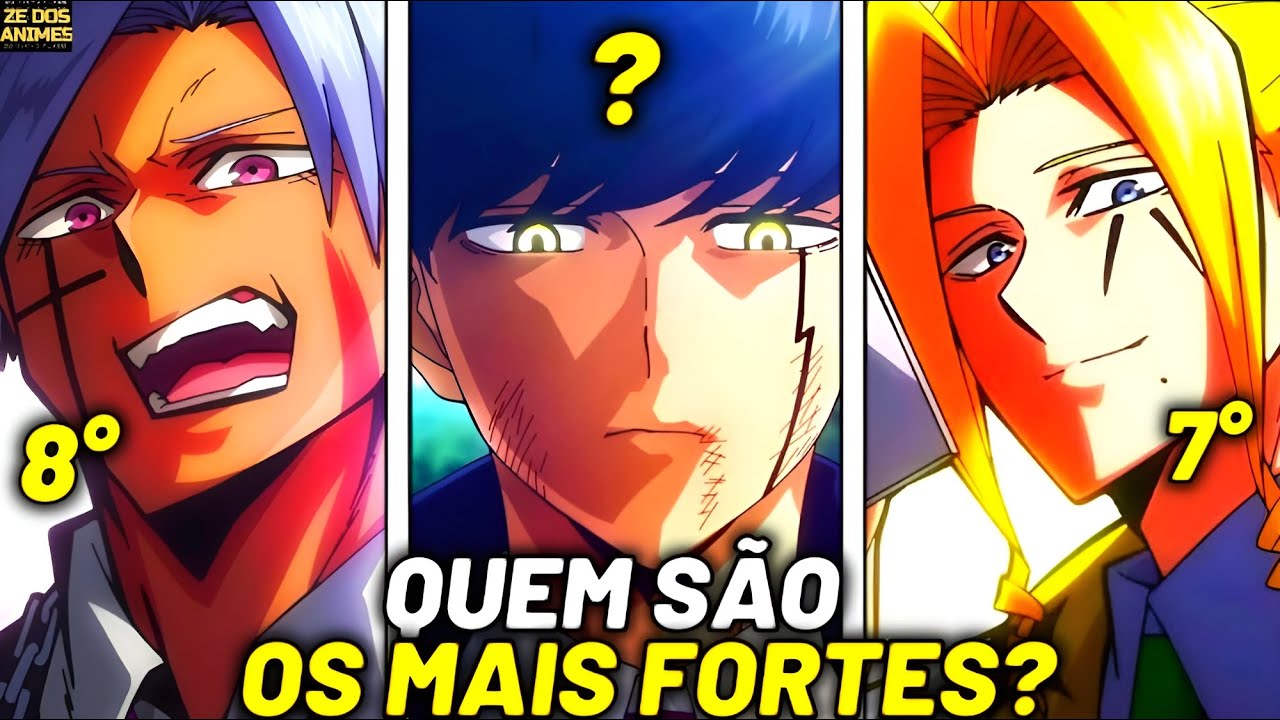 OS 10 PERSONAGENS MAIS FORTES DE MASHLE ATUALIZADO!