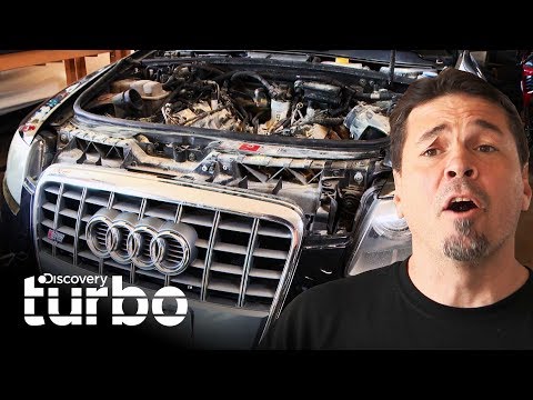 ¡Alguien incendió el motor de este Audi S6! | Chatarra de oro | Discovery Turbo
