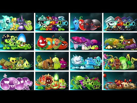 Random 16 Team Plants Vs 4 Team Zombies - Who Will Win? - Pvz 2 Battlez