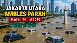 Download lagu NORTH JAKARTA FLOODED TODAY! High tides and heavy rain inundate residential areas mp3