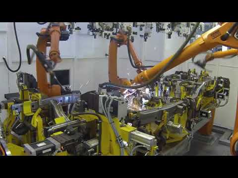Arc Welding   Ladder Frame Production 2014